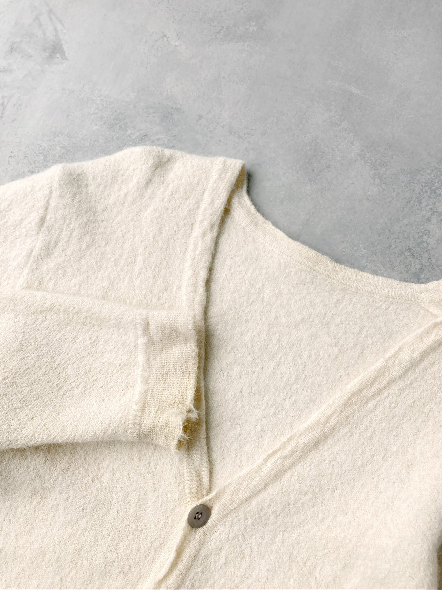 Alpaca Cardigan Sweater Y2K - XS