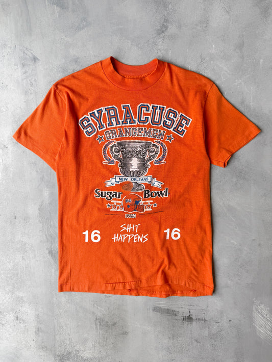 Syracuse University Sugar Bowl T-Shirt 80's - Small