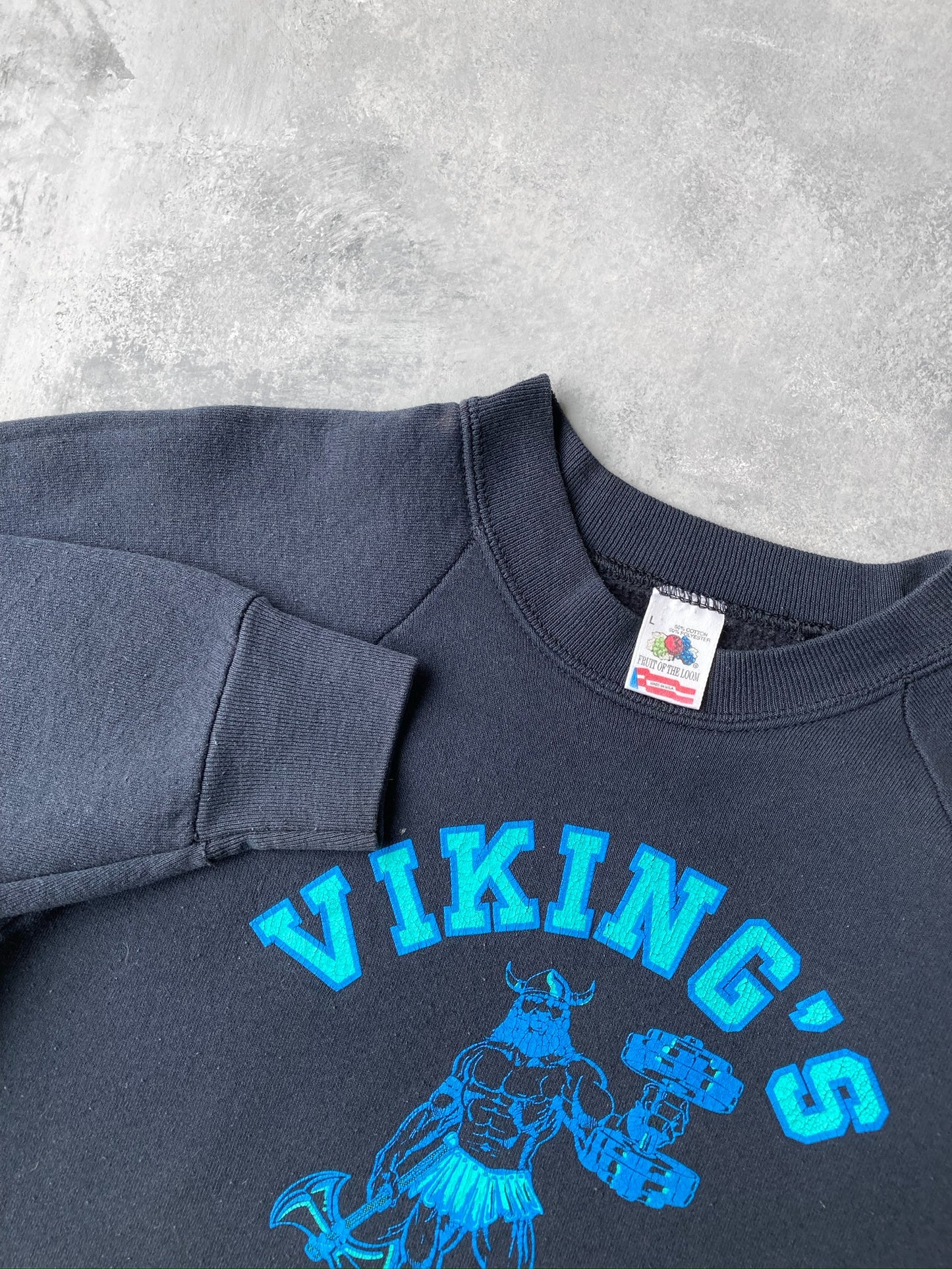 Viking's Gym Sweatshirt 80's - Medium