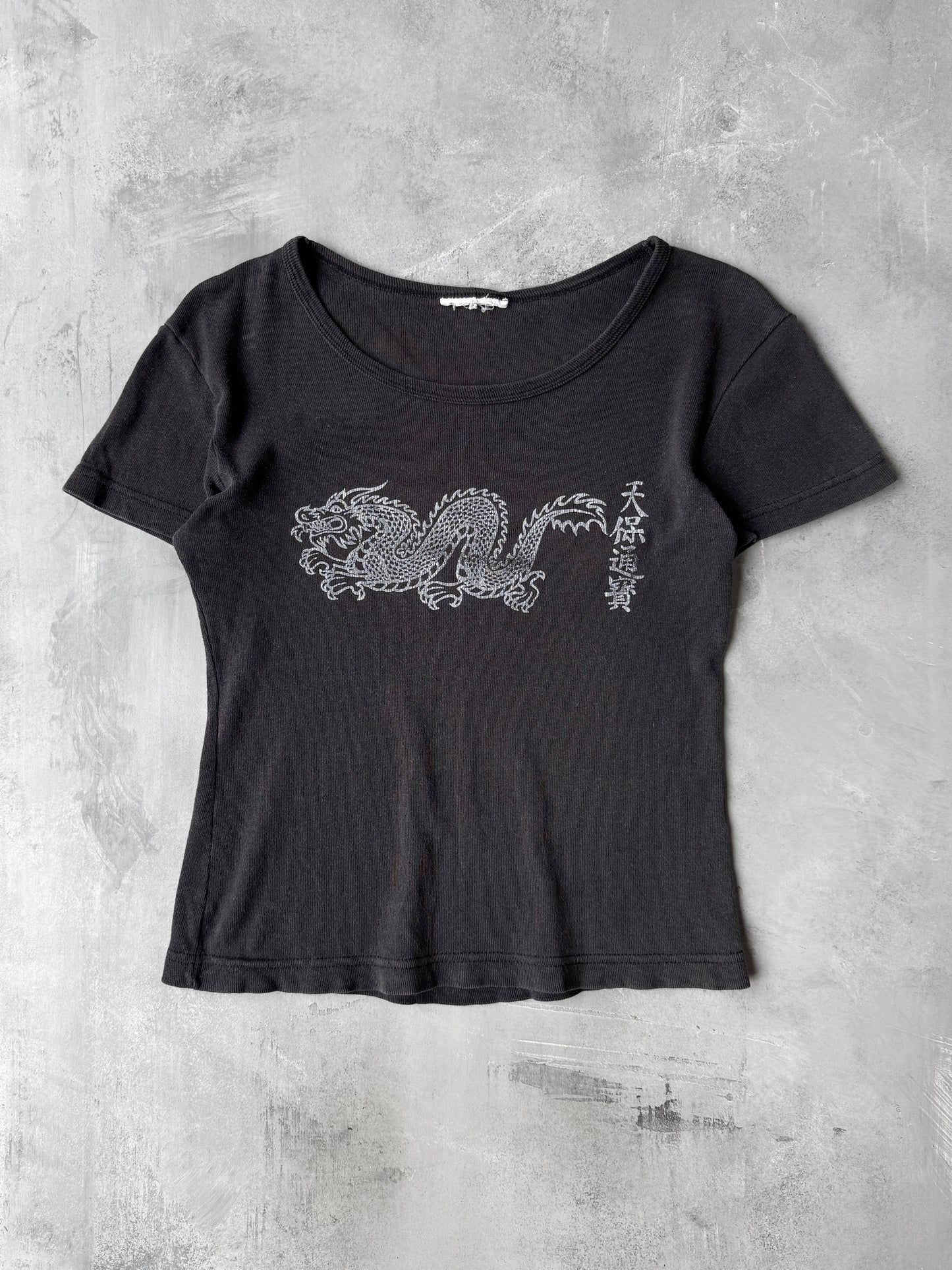 Chinese Dragon “Baby” T-Shirt Y2K - Small / Medium