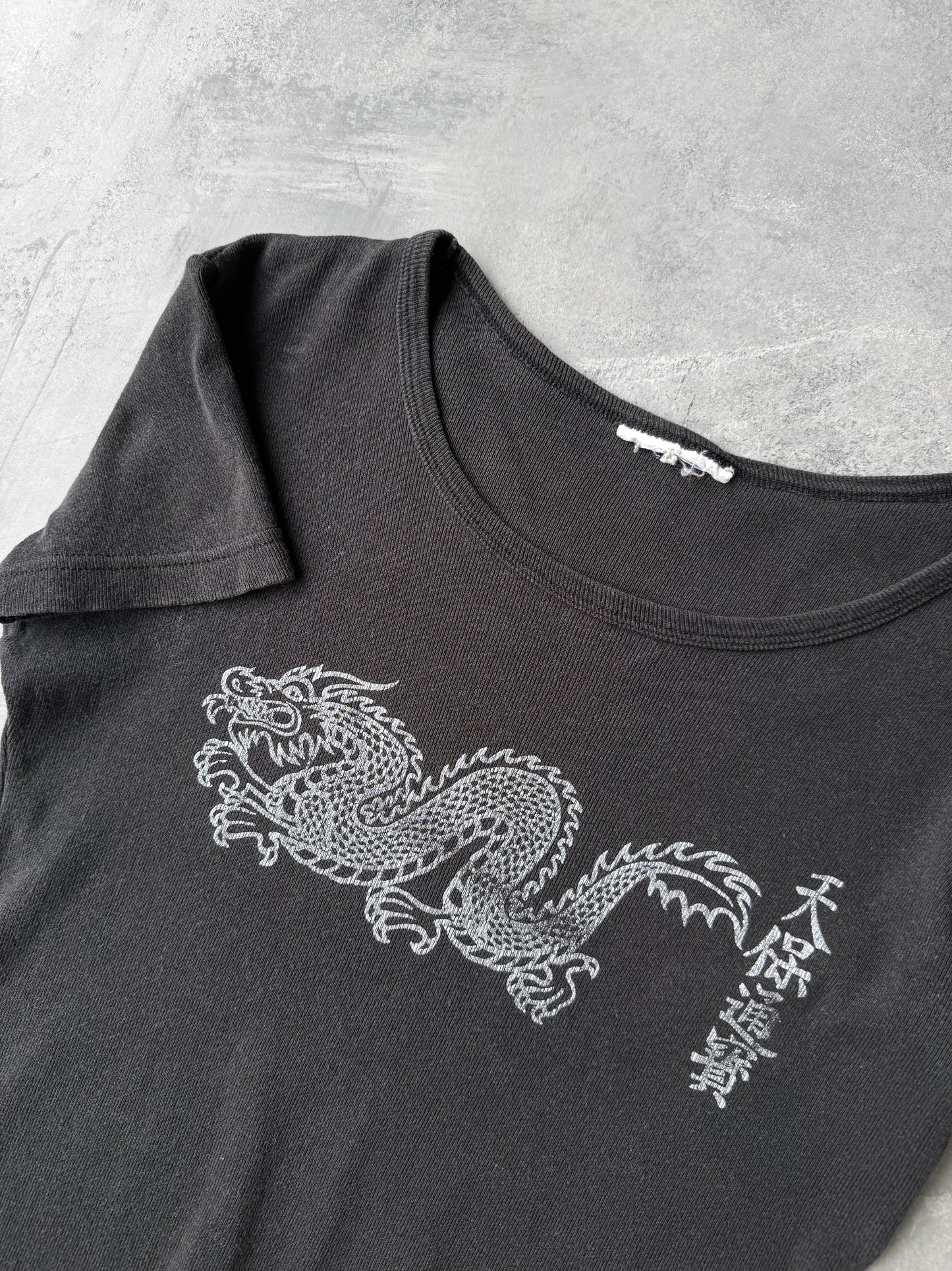 Chinese Dragon “Baby” T-Shirt Y2K - Small / Medium