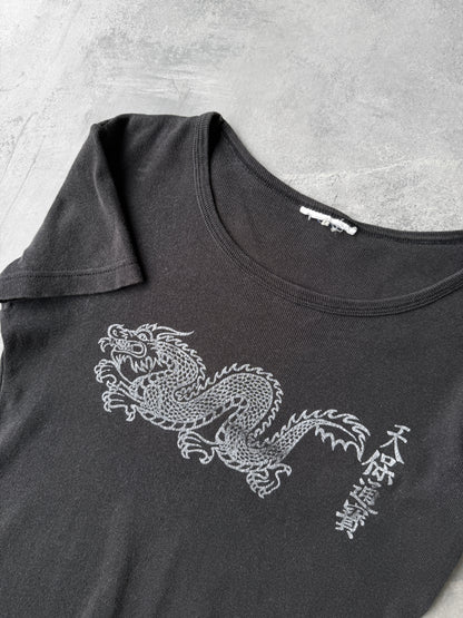 Chinese Dragon “Baby” T-Shirt Y2K - Small / Medium