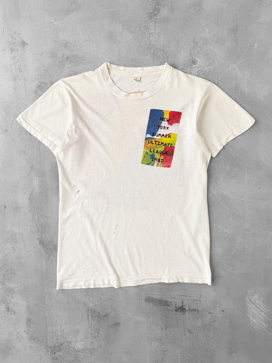 NYC Ultimate Frisbee League T-Shirt '85 - Small