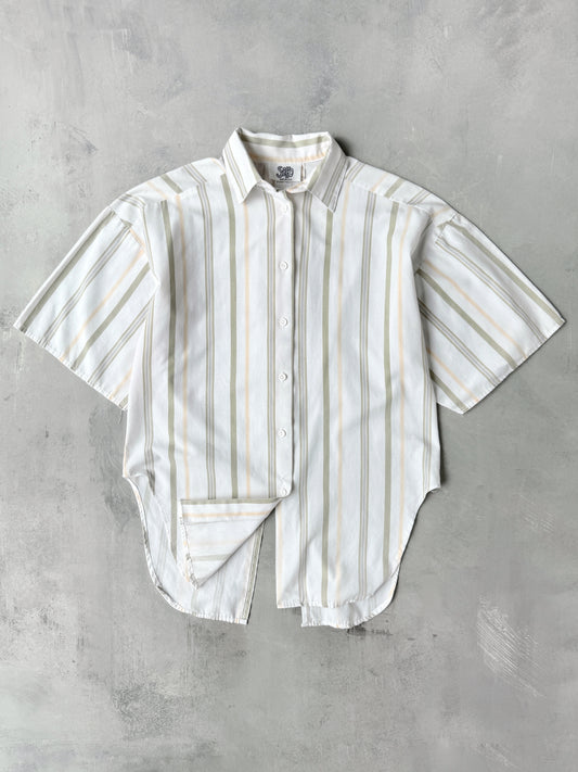 Striped Button Down Shirt 90's - Medium