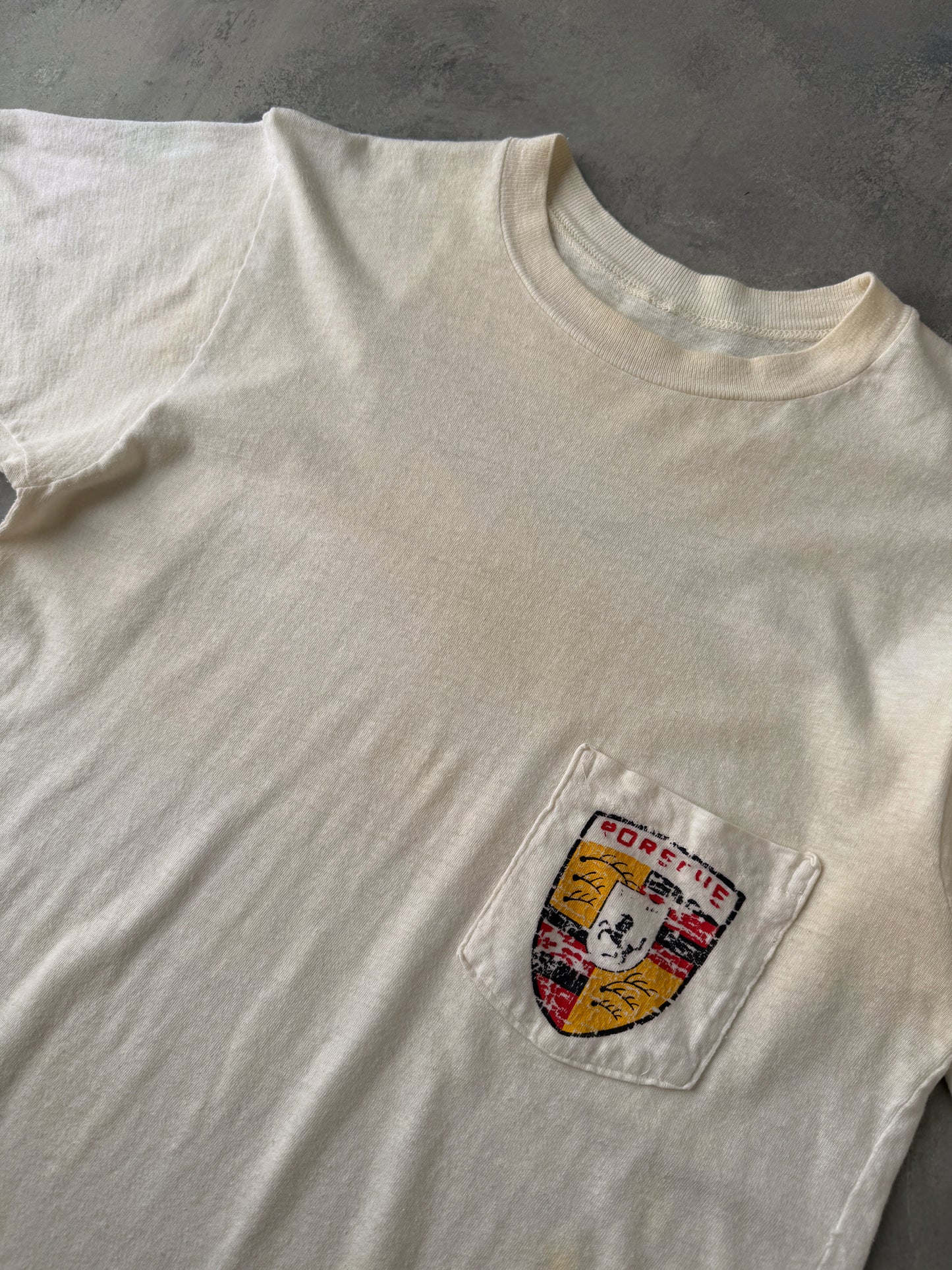 Porsche Pocket T-Shirt 80's - Medium