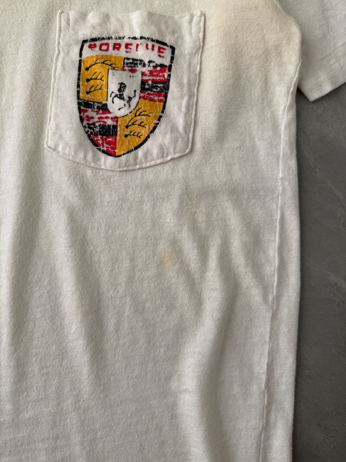 Porsche Pocket T-Shirt 80's - Medium