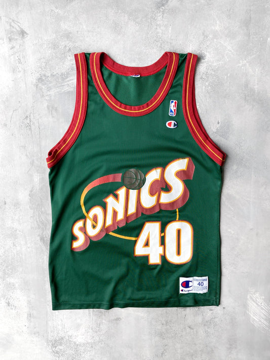 Seattle SuperSonics Jersey 90's - Medium (40)