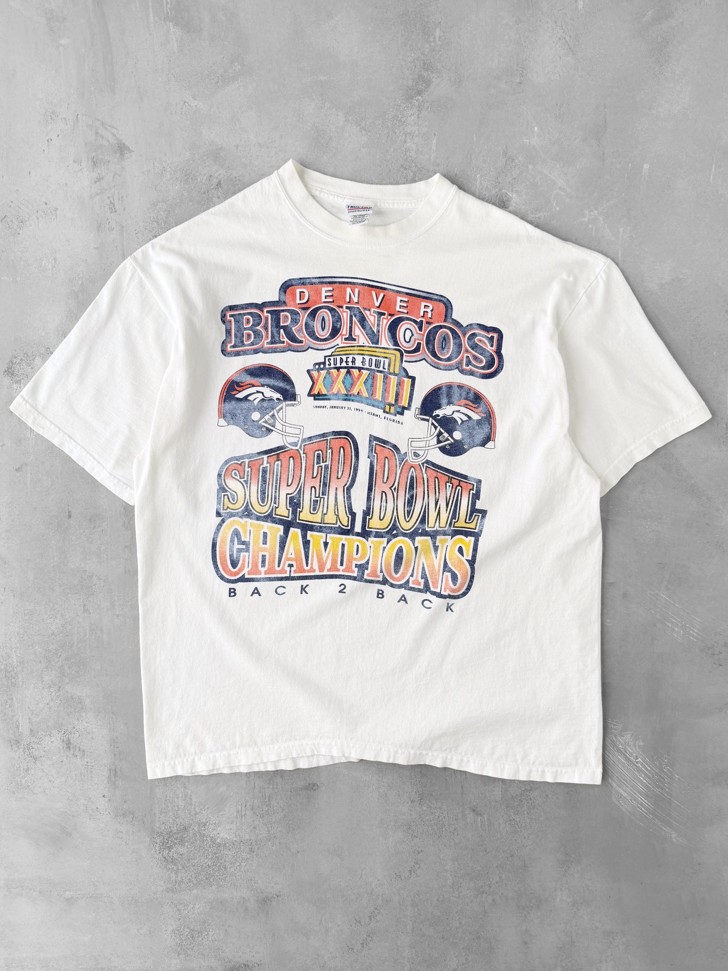 Denver Broncos Super Bowl T-Shirt '99 - XL