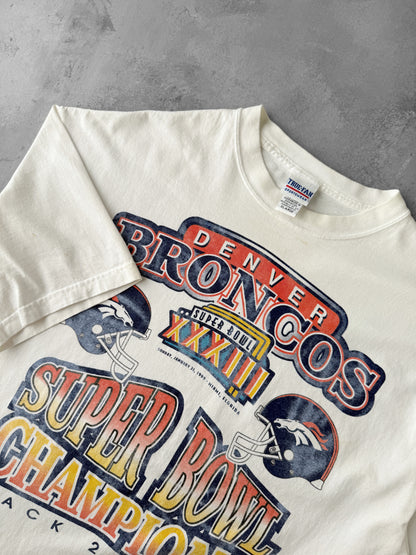 Denver Broncos Super Bowl T-Shirt '99 - XL