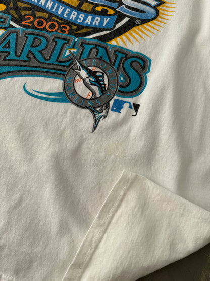 Florida Marlins World Series Roster T-Shirt '03 - XL
