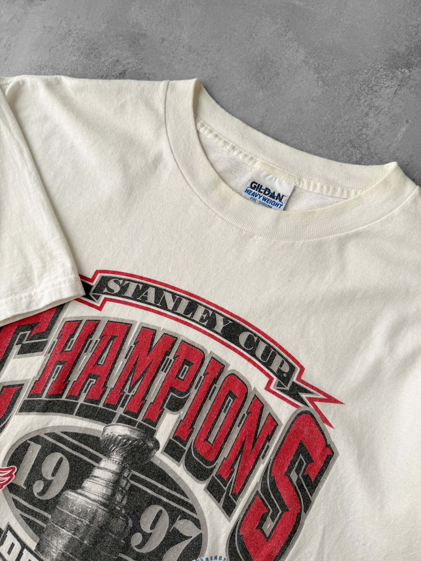 Detroit Red Wings Championship T-Shirt '97 - XL