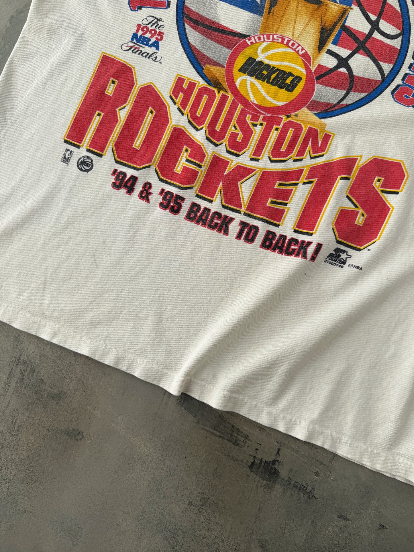 Houston Rockets Championship T-Shirt '95 - XL