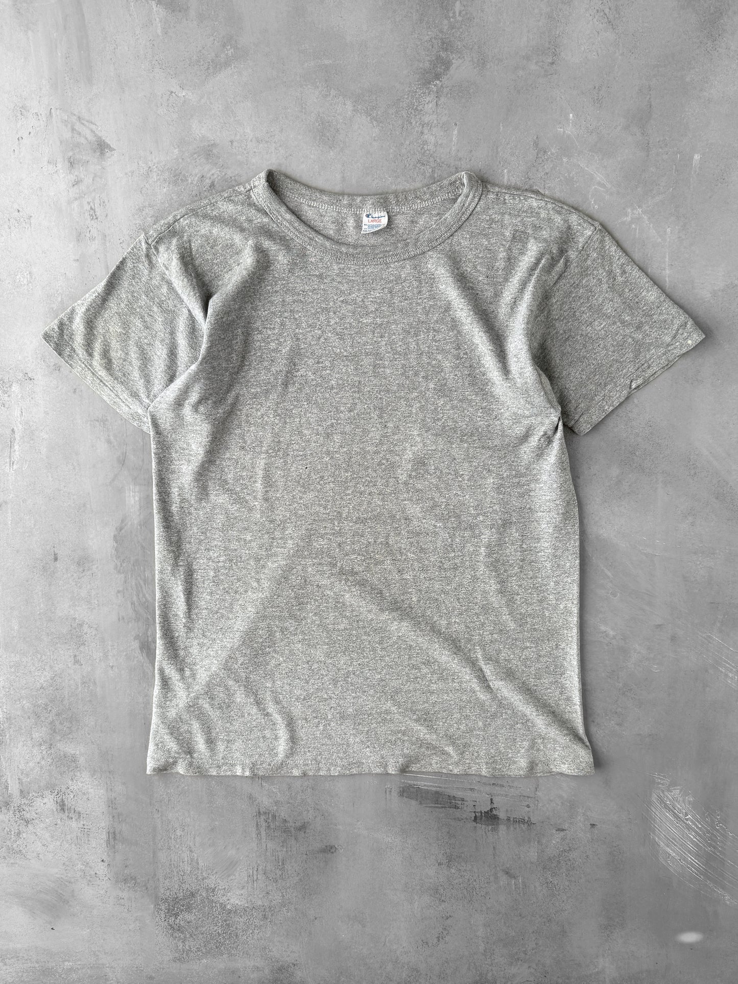 Heather Gray Champion T-Shirt 80's - Medium