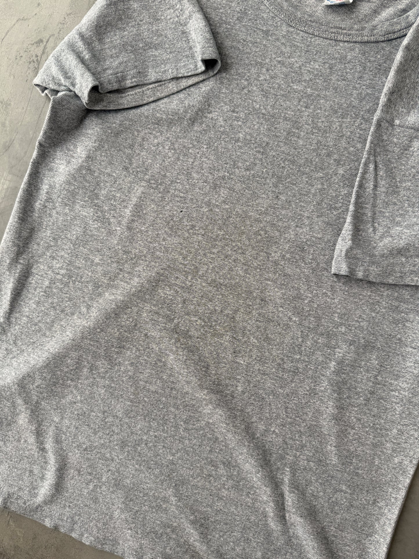 Heather Gray Champion T-Shirt 80's - Medium