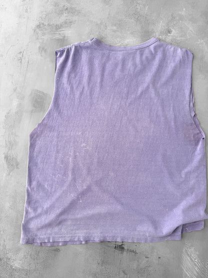 Los Angeles Lakers Cutoff Tank Top 90's - Large