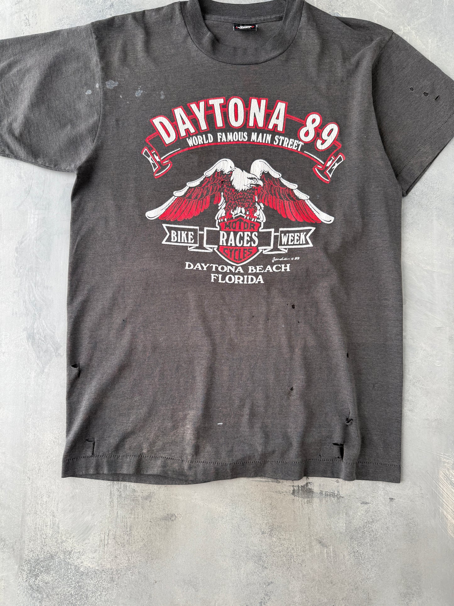 Daytona Bike Week T-Shirt '89 - Medium