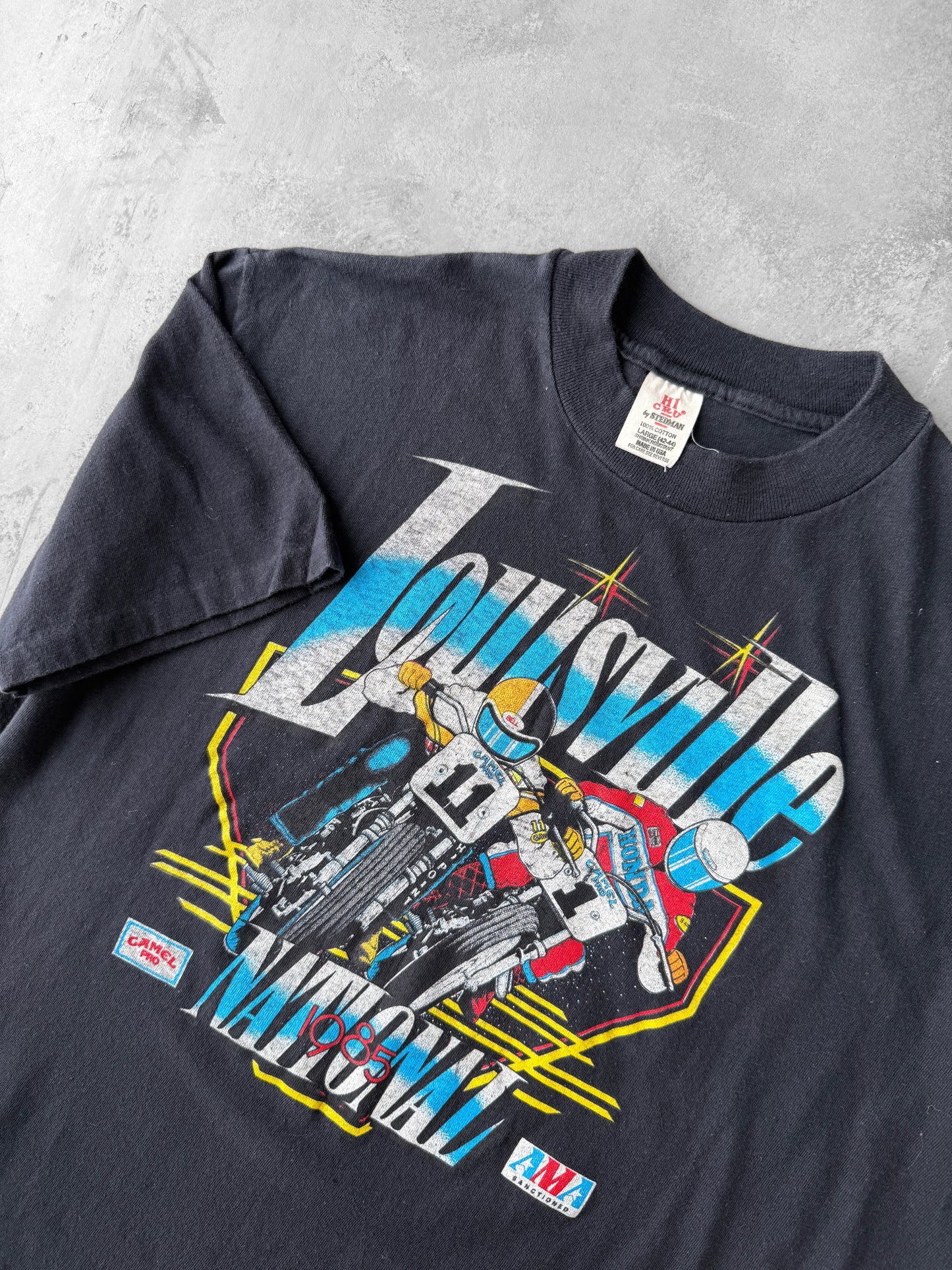 Louisville National Dirkbike Racing T-Shirt '85 - Large