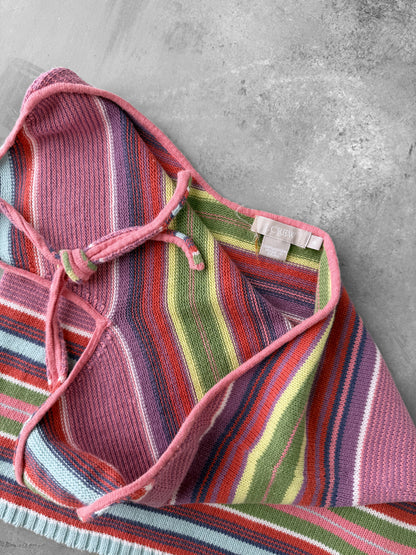 Striped Knit Halter Top 90's - Medium