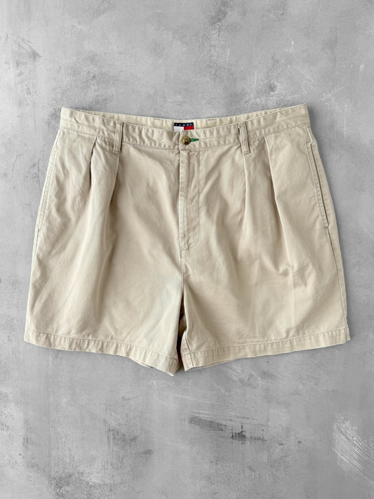 Pleated Khaki Shorts 90's - Size 37