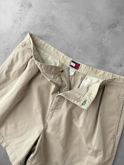 Pleated Khaki Shorts 90's - Size 37