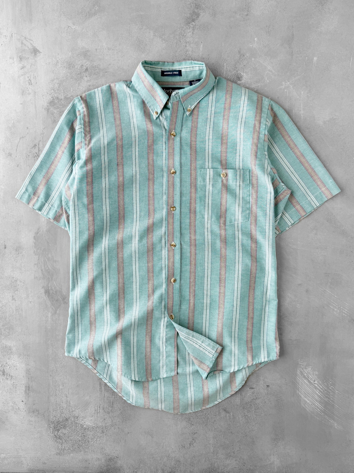 Striped Cotton Shirt 90s - Medium