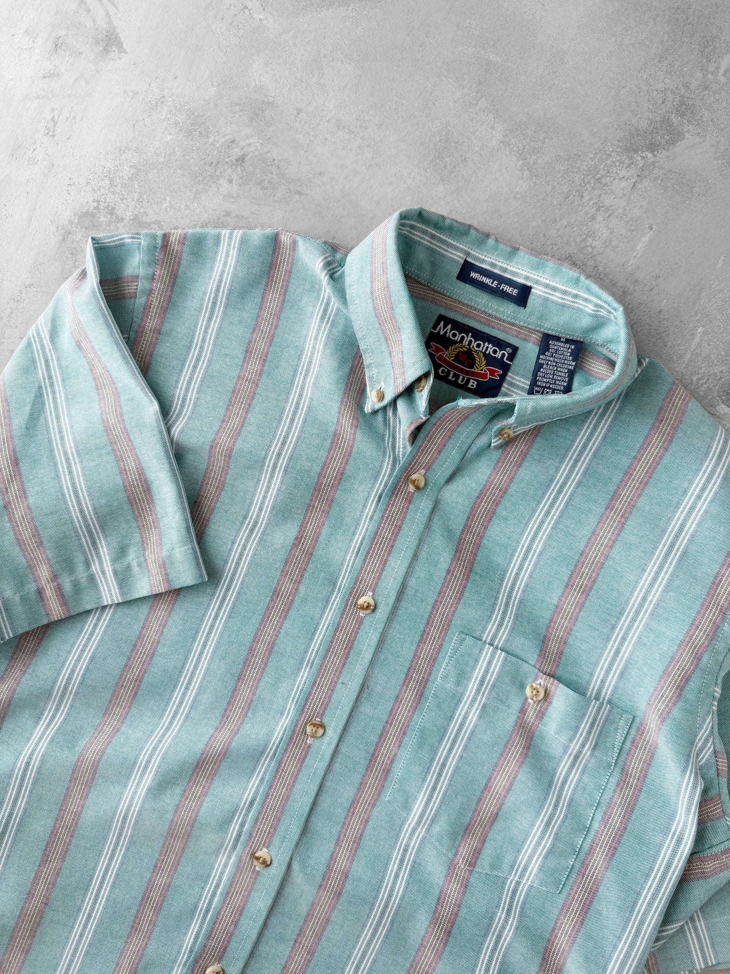 Striped Cotton Shirt 90s - Medium