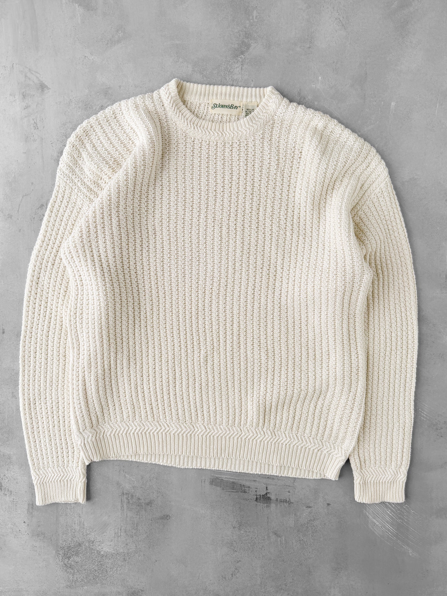 Basic Cotton Sweater 90's - XL