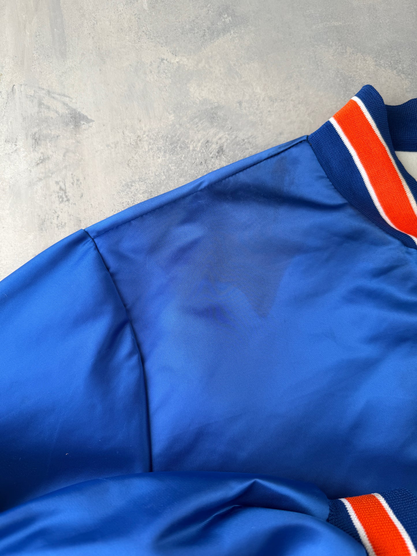 New York Mets Satin Bomber Jacket 80's - XL