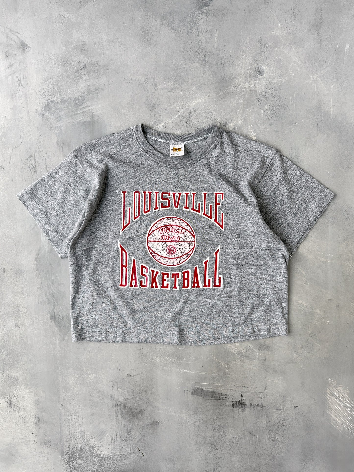 Louisville Basketball Cropped T-Shirt 70's - Medium