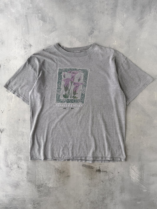 Purple Gentian T-Shirt 90's - XL
