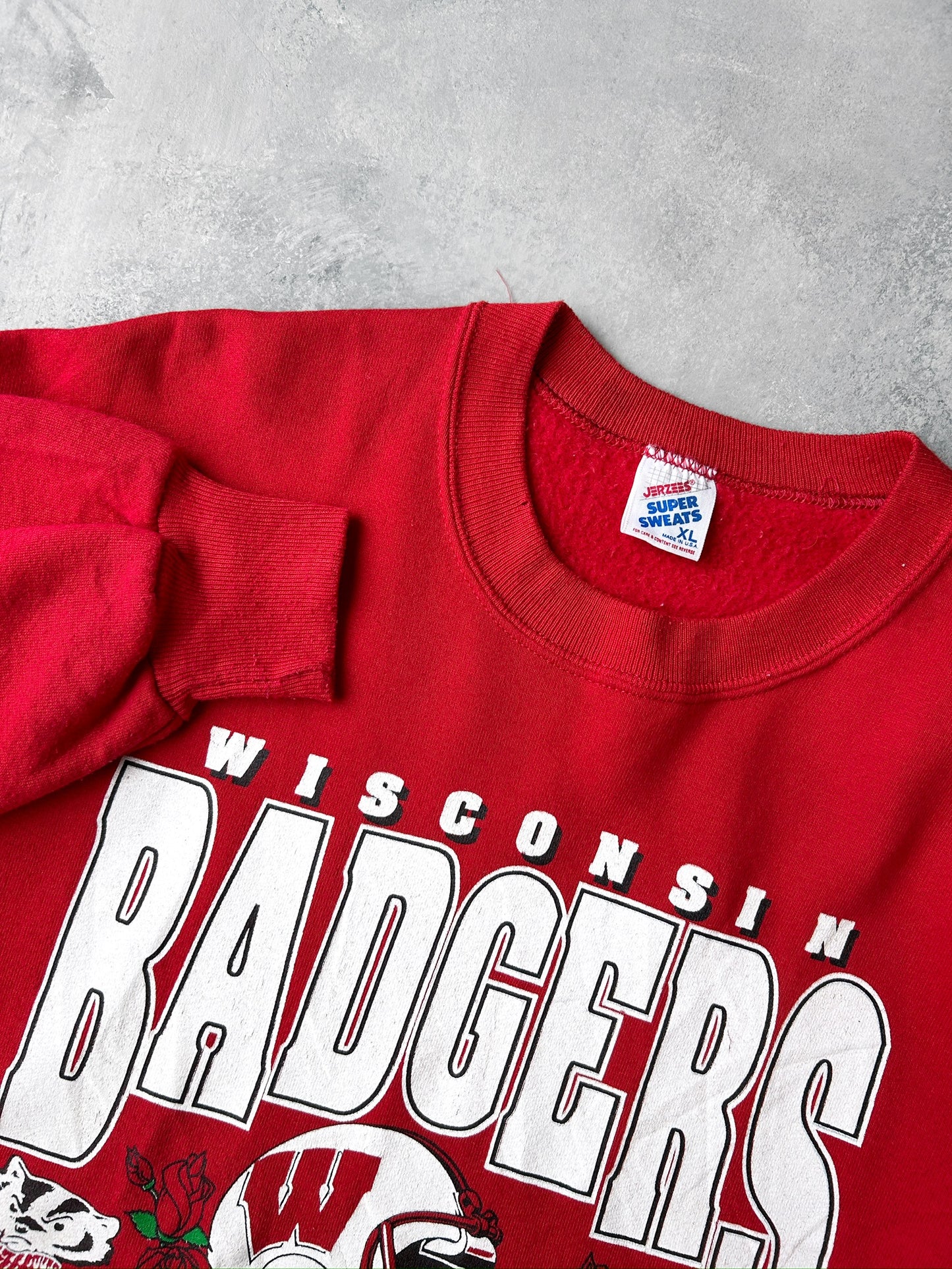 Wisconsin Badgers Rose Bowl Sweatshirt '94 - XL
