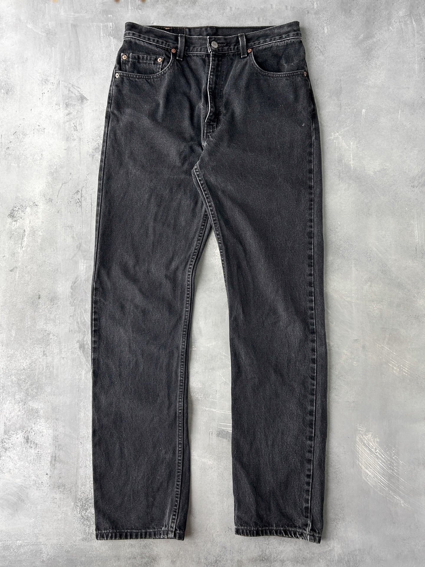 Levi's 505 Black Jeans 90's - 32x34