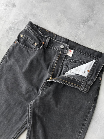 Levi's 505 Black Jeans 90's - 32x34