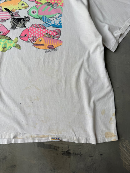 Kilban Cat T-Shirt 90's - XL / XXL