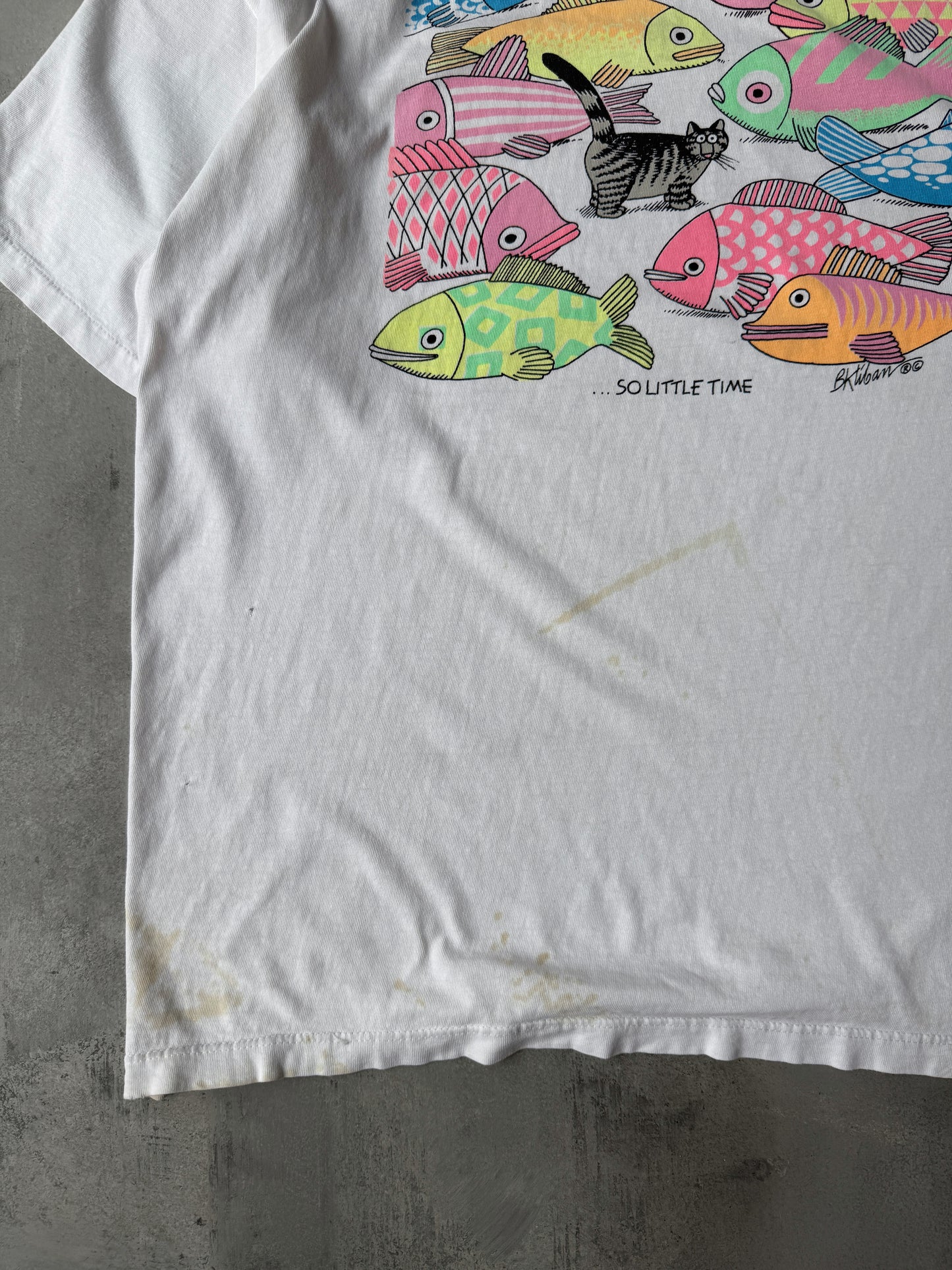 Kilban Cat T-Shirt 90's - XL / XXL
