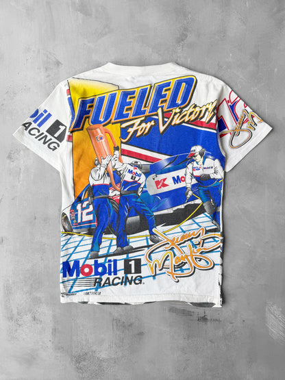Jeremy Mayfield NASCAR AOP T-Shirt 90's - Medium