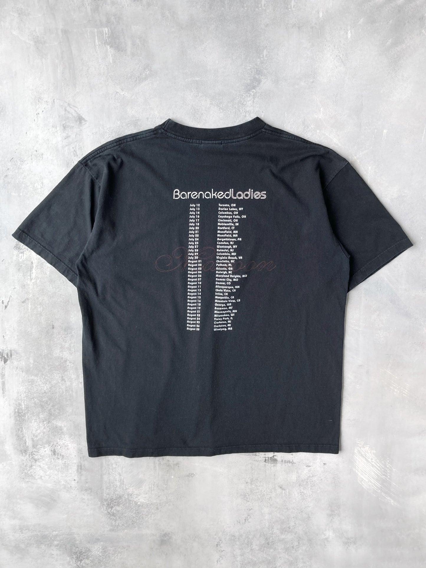Barenaked Ladies Tour T-Shirt '01 - XL