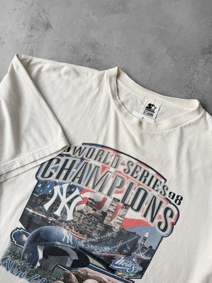 New York Yankees World Series T-Shirt '98 - XL