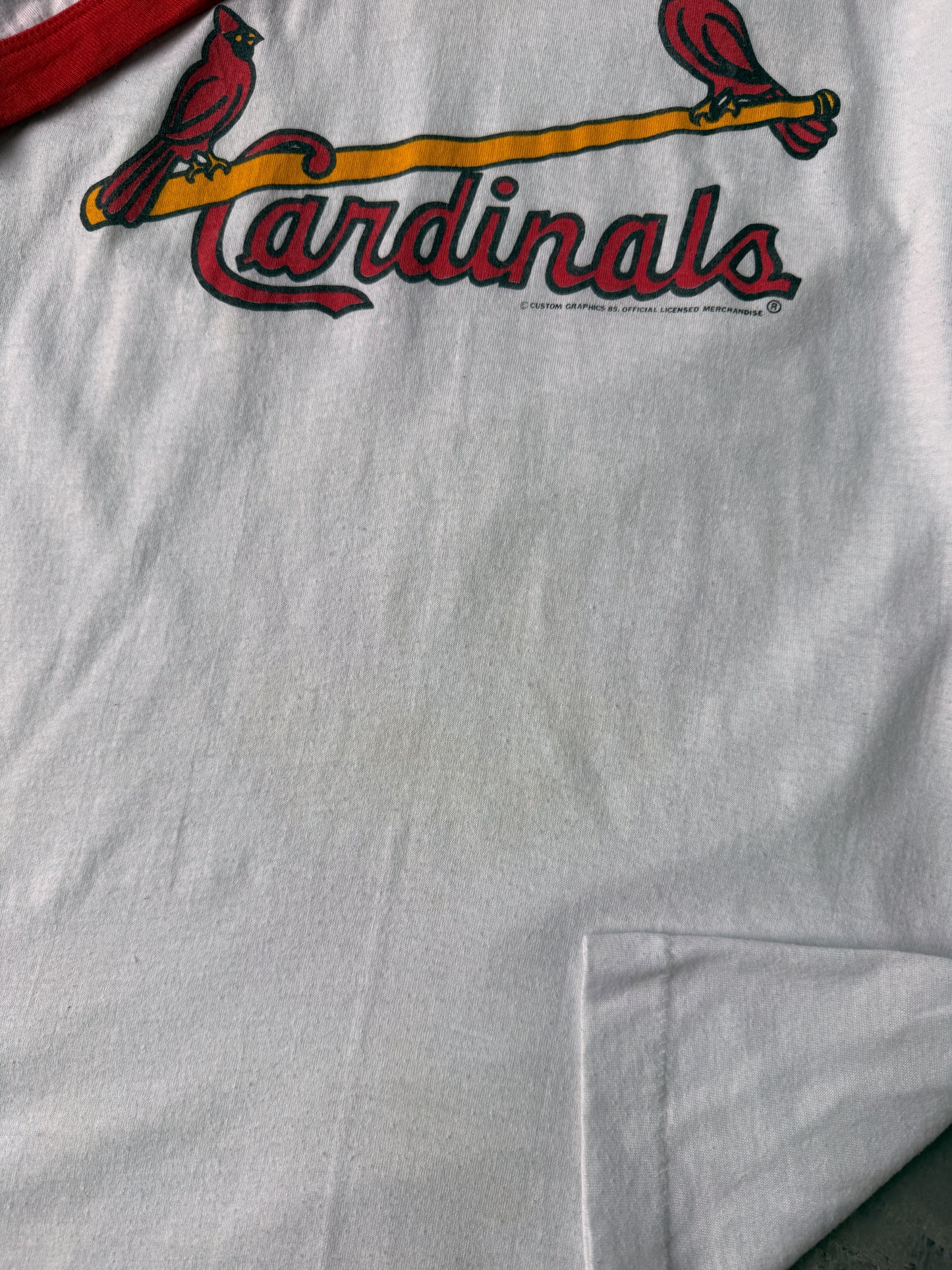 St. Louis Cardinals Ringer T-Shirt '85 - Small