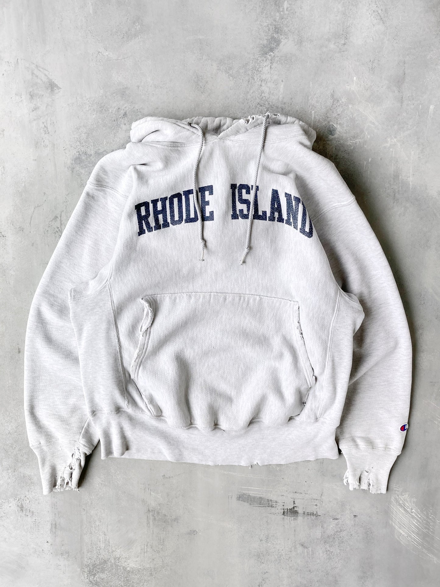 Thrashed Rhode Island Hoodie 00's - Large