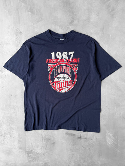 Minnesota Twins AL Champions T-Shirt '87 - XL
