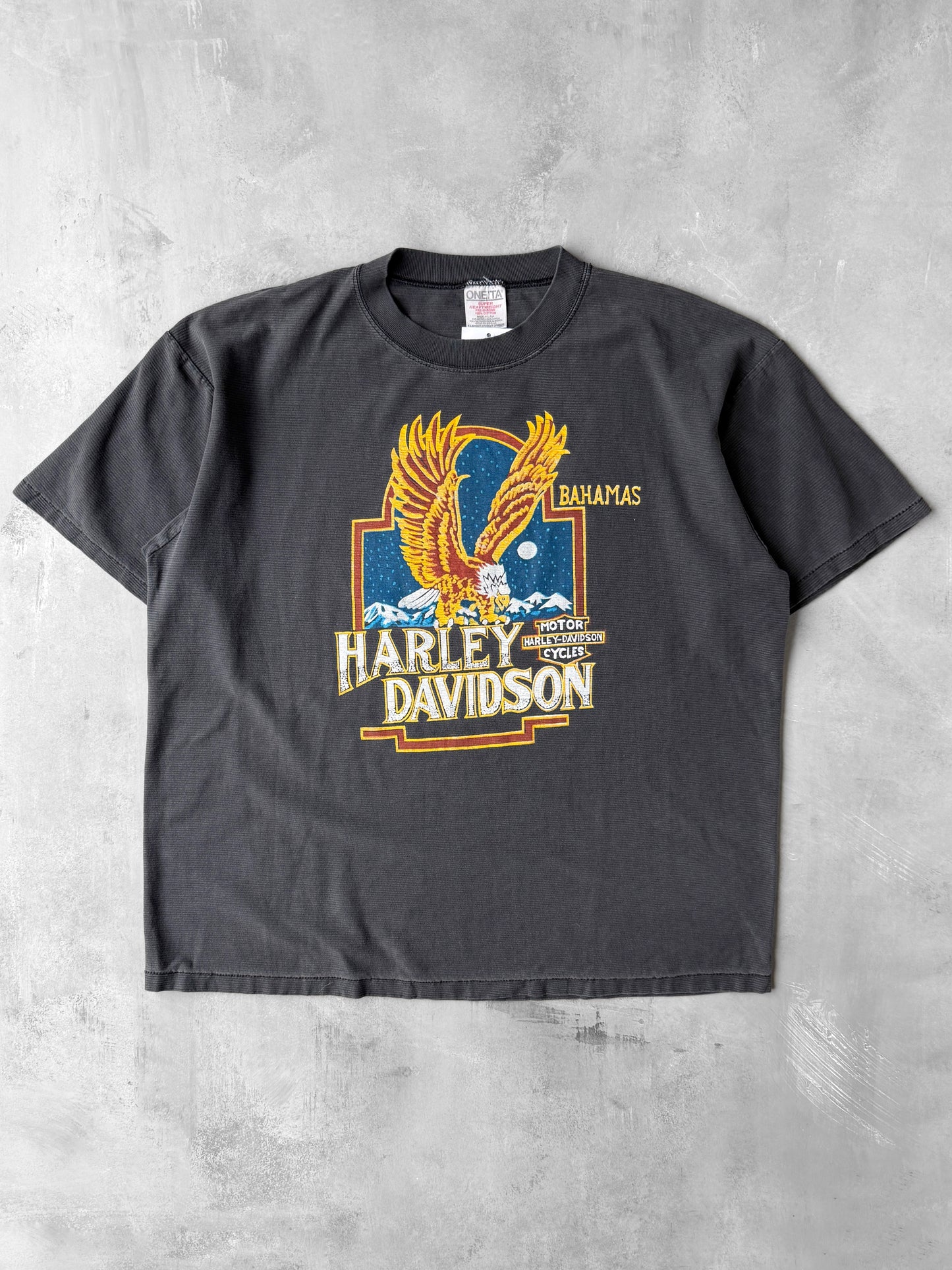 Harley-Davidson Bahamas Bootleg T-Shirt 90's - XL