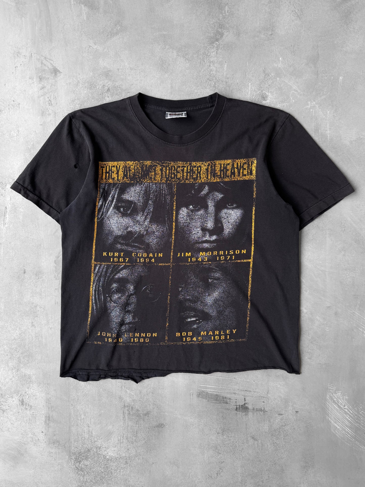 Commemorative Musicians T-Shirt 90's - Large