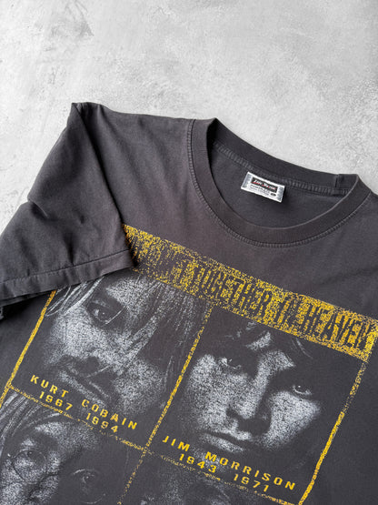 Commemorative Musicians T-Shirt 90's - Large