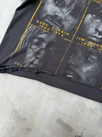 Commemorative Musicians T-Shirt 90's - Large
