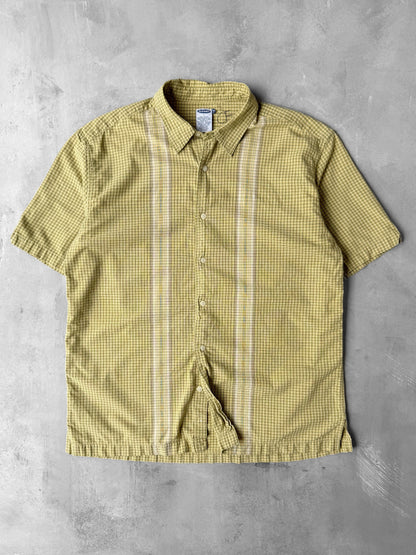 Check Patterned Button Down 00's - Large
