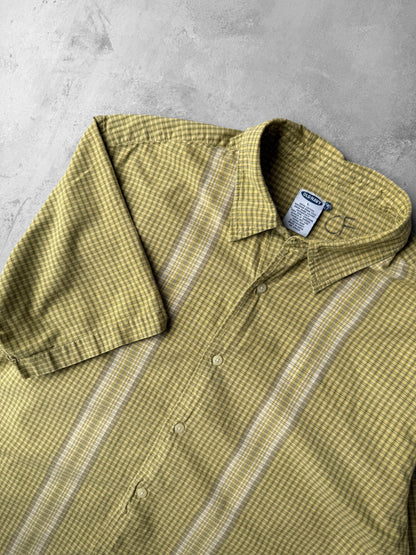 Check Patterned Button Down 00's - Large