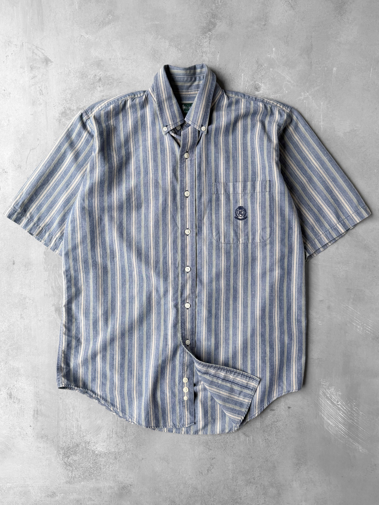 Vertical Stripe Button Down 00's - Medium