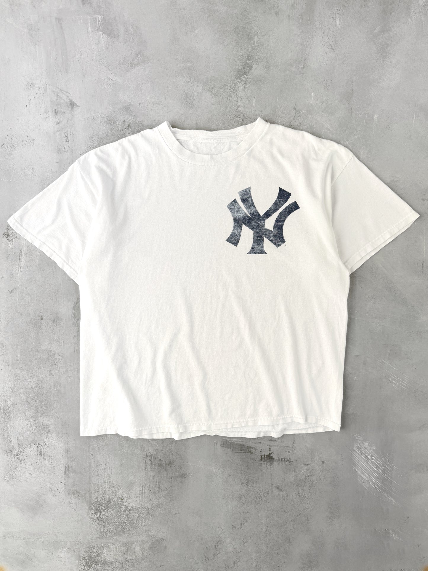 New York Yankees Logo T-Shirt Y2K - XL Boxy