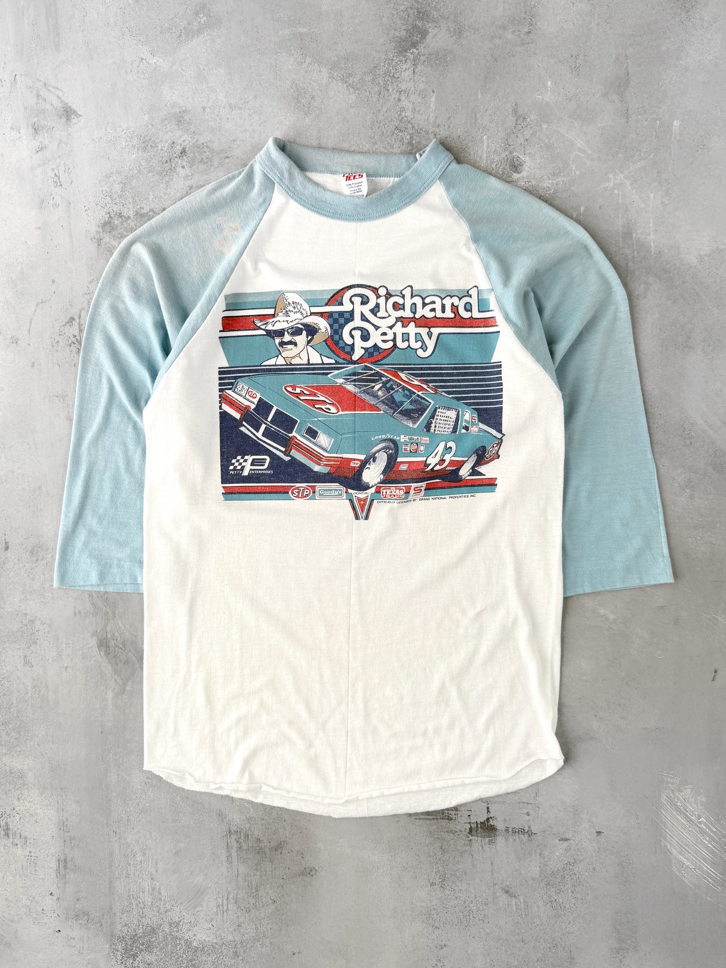 Richard Petty Raglan T-Shirt 80's - Small